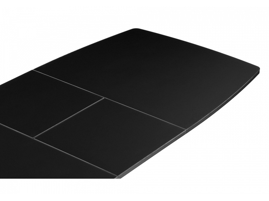 Стол стеклянный Палу 130(170)х80х76 черный