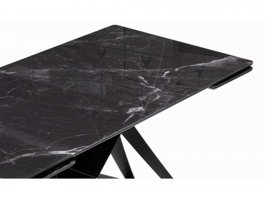 Блэкберн 140(200)х80 черный мрамор / черный