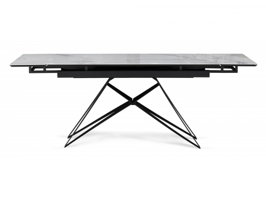 Блэкберн 140(200)х80 кристл белый мрамор / черный