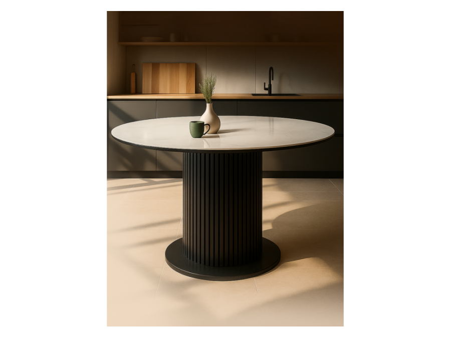 Фостер 120(160) белый / пленка черная / черный