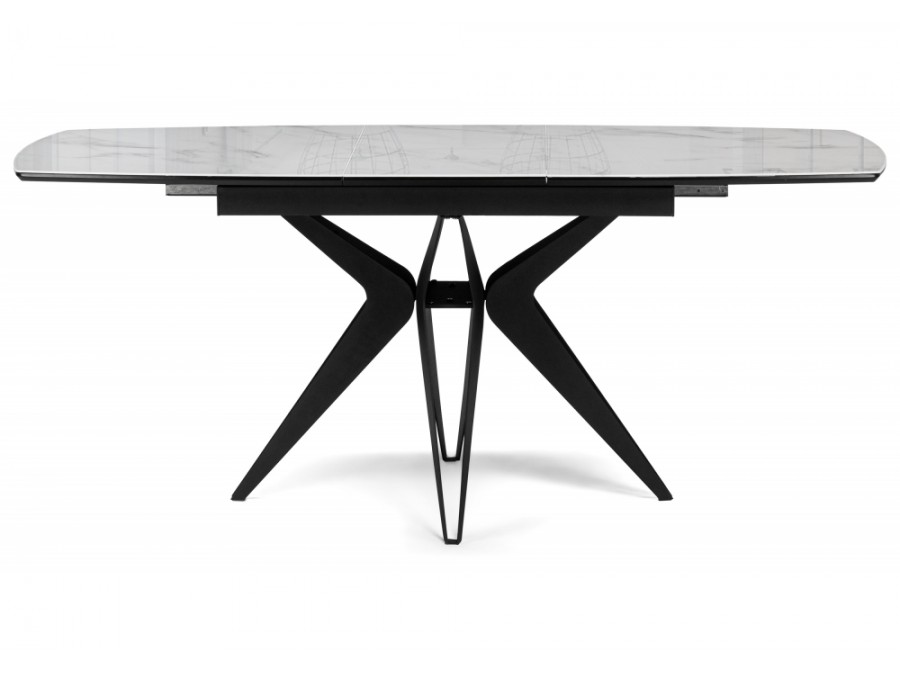 Риполь 140(180)х80 статуарио / черный