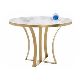 Нейтон белый мрамор / золото