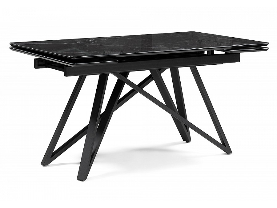 Вилсон 140(200)х80 черный мрамор / черный