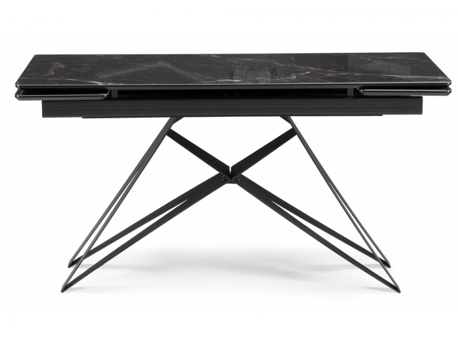 Блэкберн 140(200)х80 черный мрамор / черный