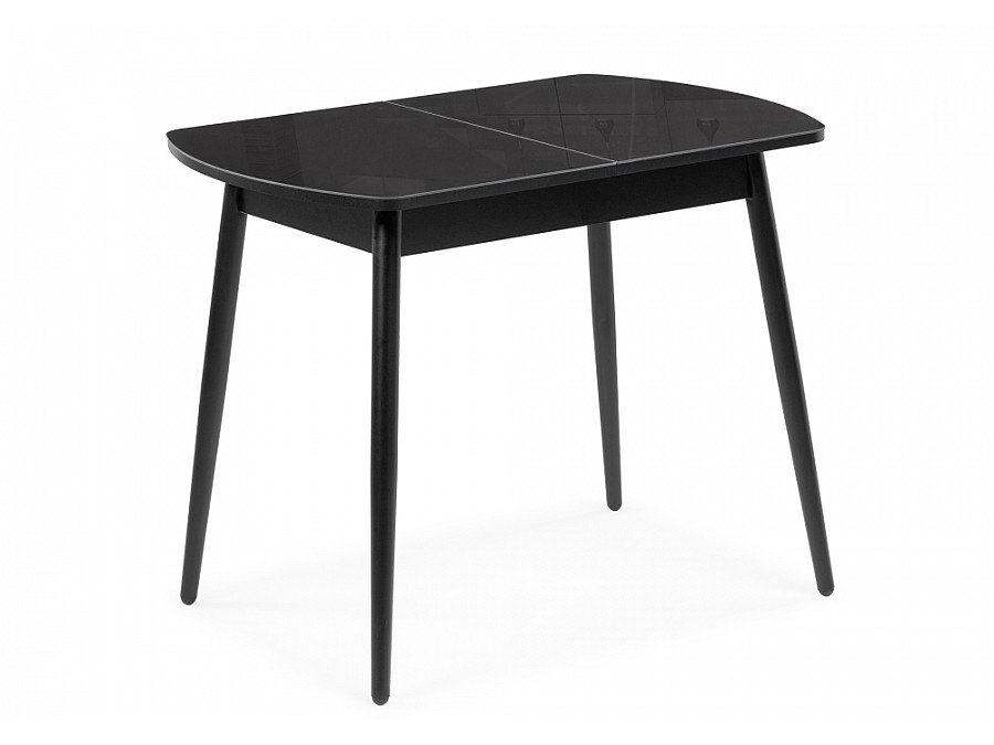 Стол стеклянный Калверт 94(126)х64х75 черный