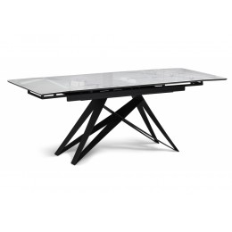 Блэкберн 140(200)х80 кристл белый мрамор / черный