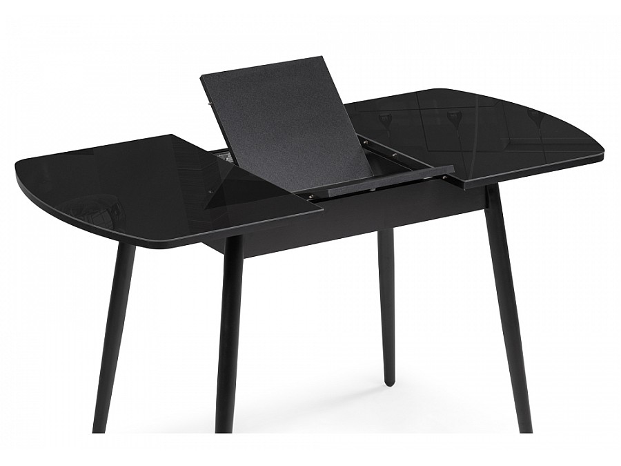 Стол стеклянный Калверт 94(126)х64х75 черный