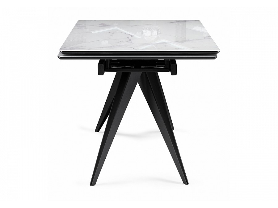 Дарвин 140(200)х80 белый мрамор / черный