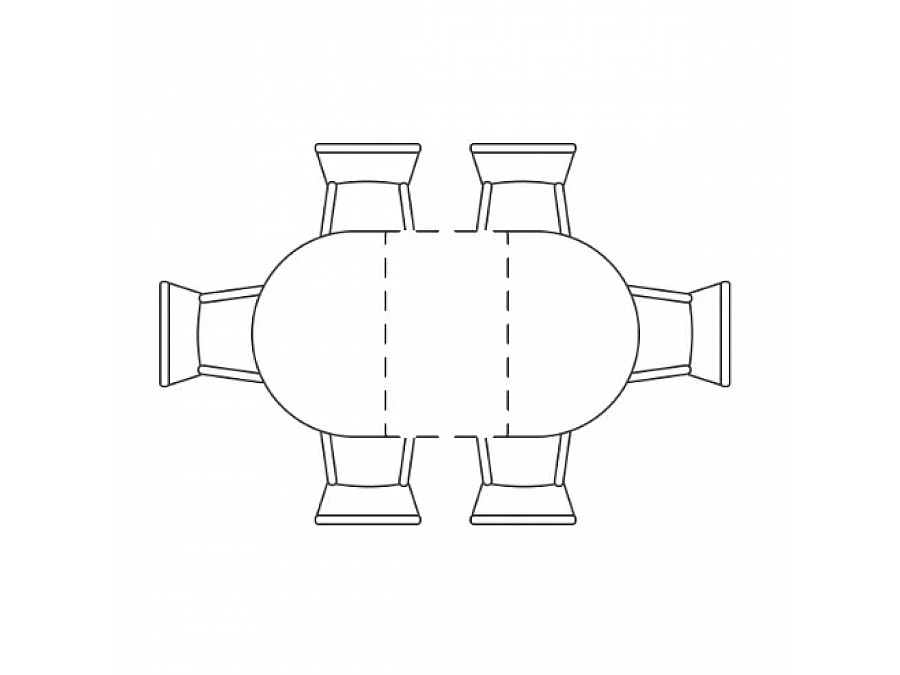 Стол стеклянный Кловис 100(140)х100х76 вставка стекло черный мрамор / черный