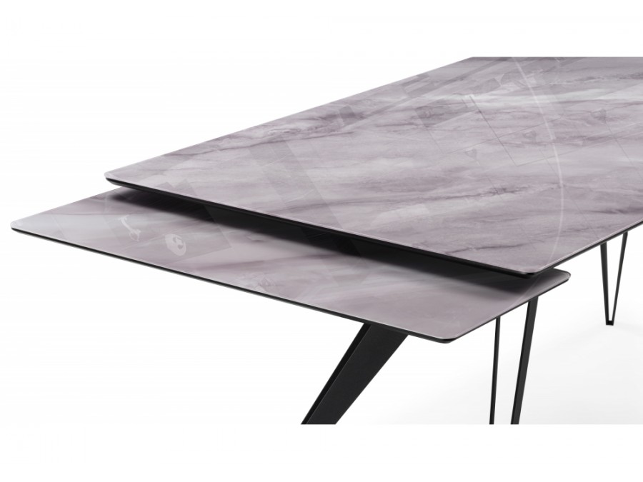 Дарвин 140(200)х80 серый мрамор / черный