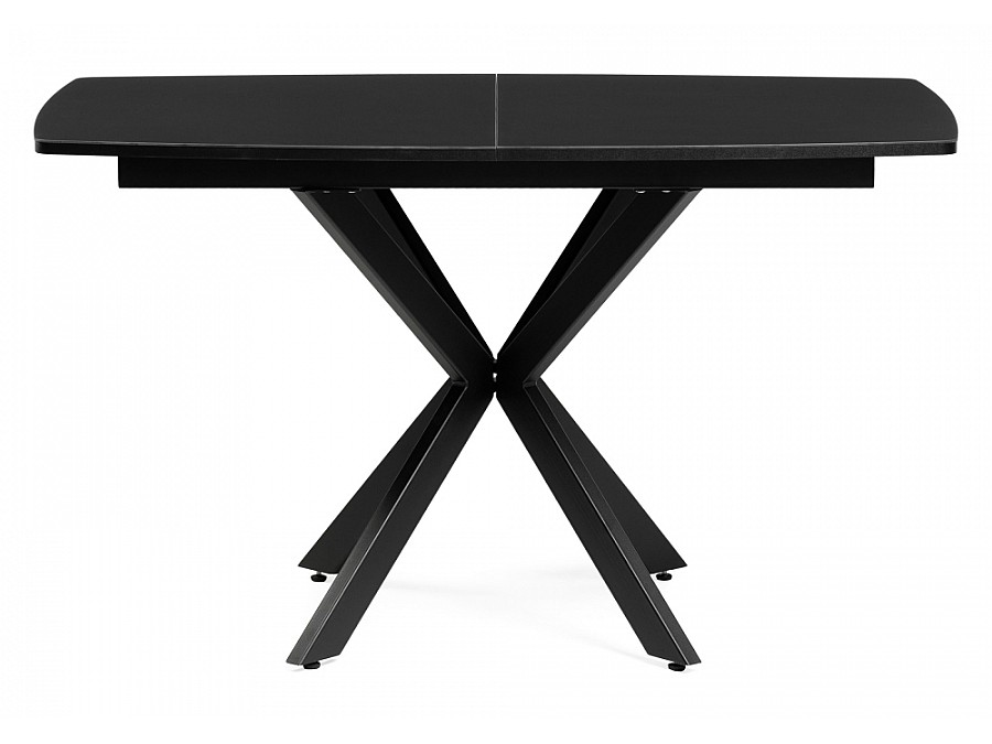 Стол стеклянный Палу 130(170)х80х76 черный