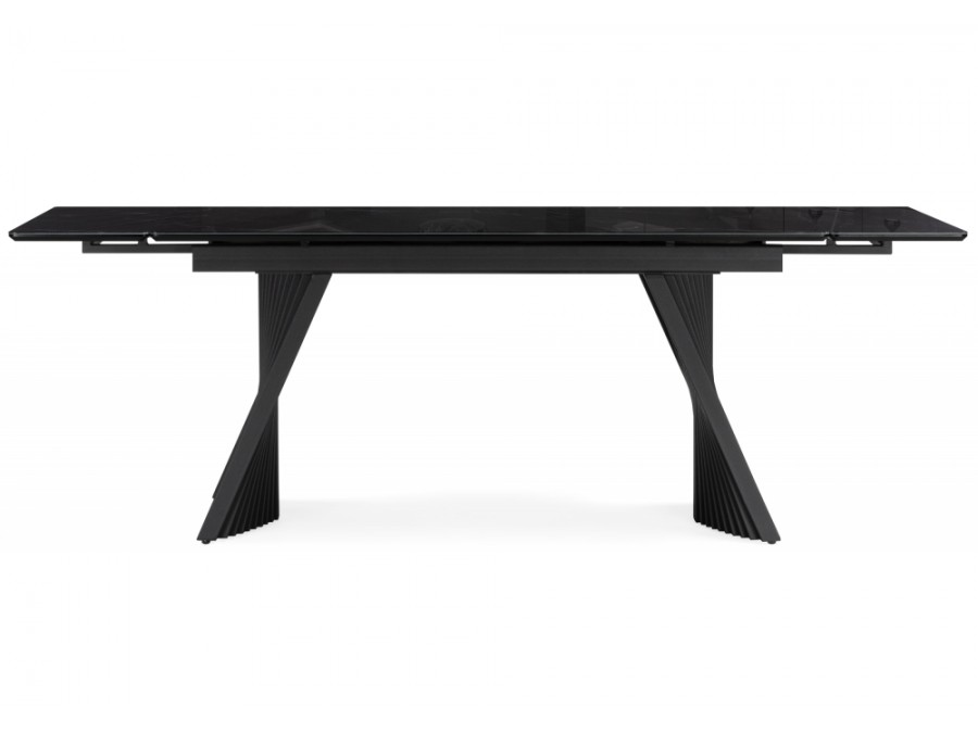 Вейв 140(200)х80 черный мрамор / черный