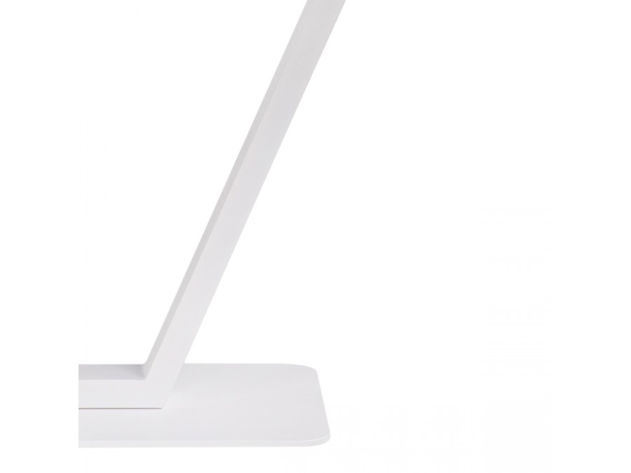 Стол стеклянный Бугун 120(160)х80х77 белый мрамор / белый