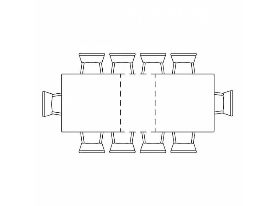 Стол стеклянный Маккарти 160(220)х90х75 дарк / черный