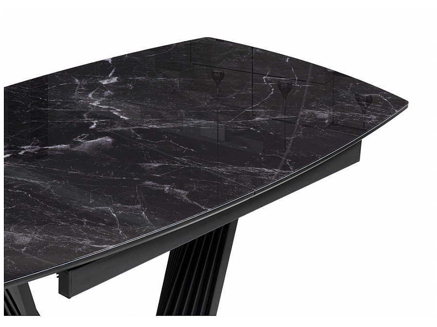 Риполь 140(180)х80 черный мрамор / черный