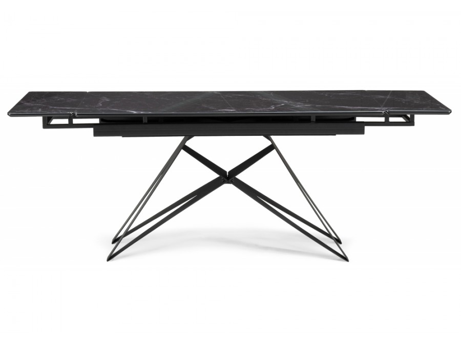 Блэкберн 140(200)х80 черный мрамор / черный