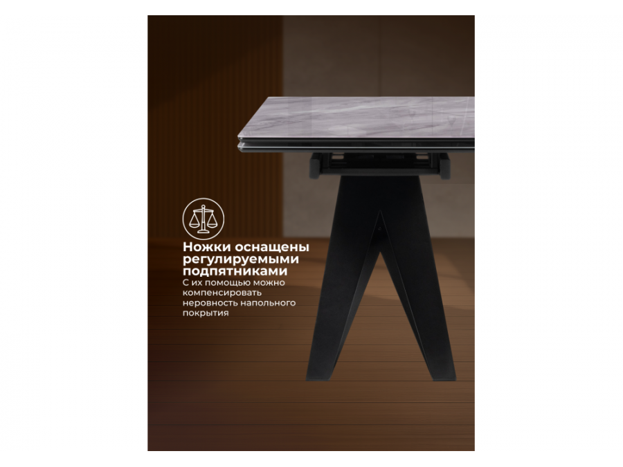 Блэкберн 140(200)х80 кристл серый мрамор / черный