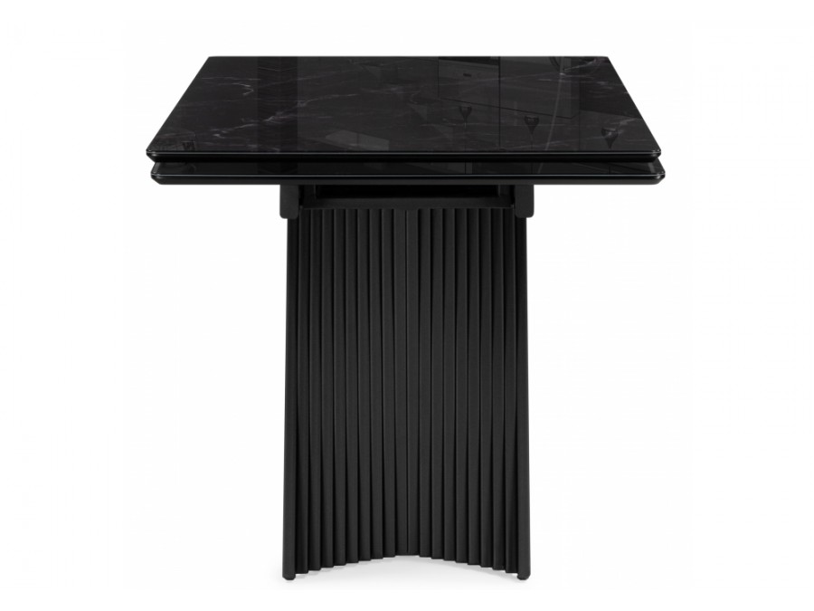 Вейв 140(200)х80 черный мрамор / черный