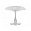 Стол стеклянный Tulip 90x74 super white glass