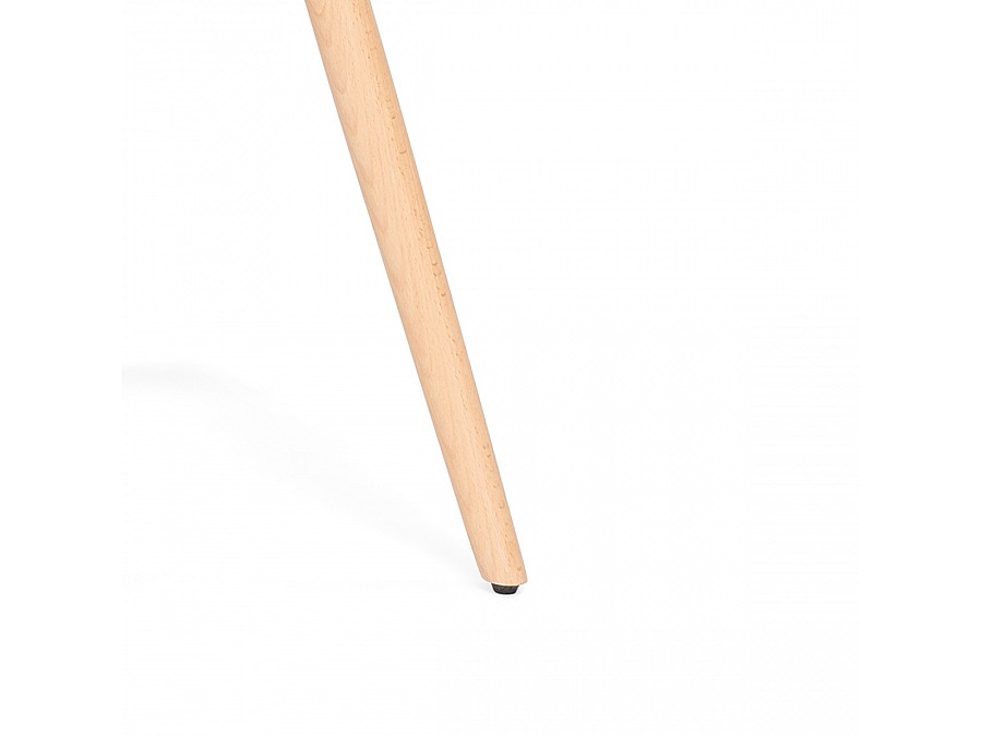 Стол стеклянный PT-151 80х76 clear glass / wood