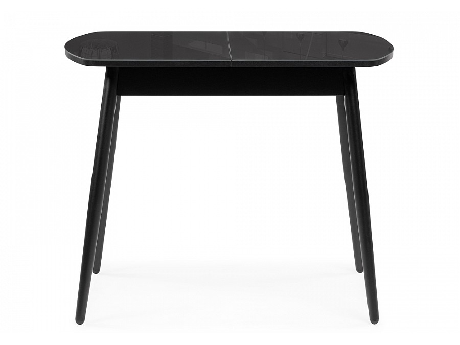 Стол стеклянный Калверт 94(126)х64х75 черный