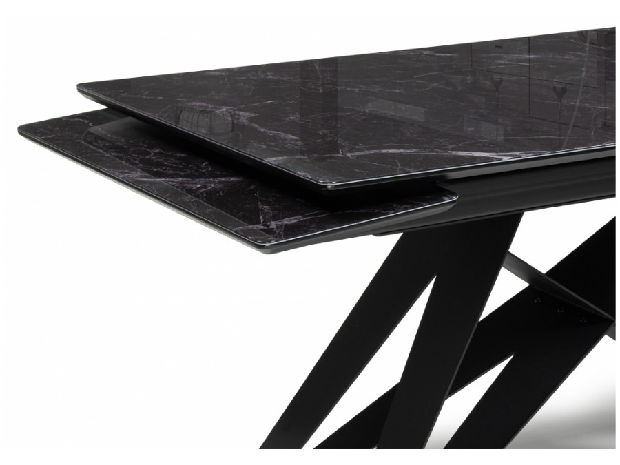 Блэкберн 140(200)х80 черный мрамор / черный