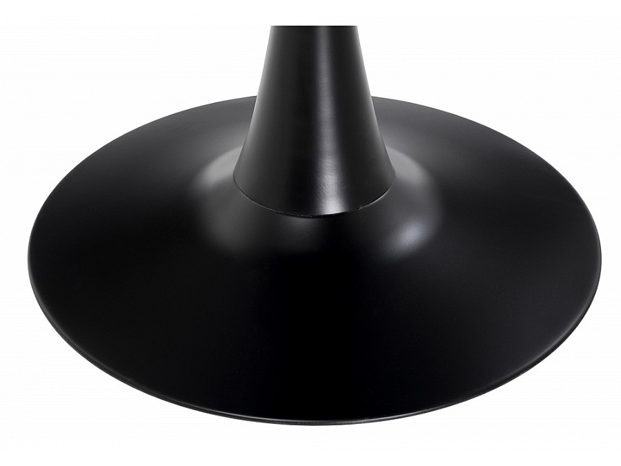 Стол стеклянный Tulip 90x74 black glass