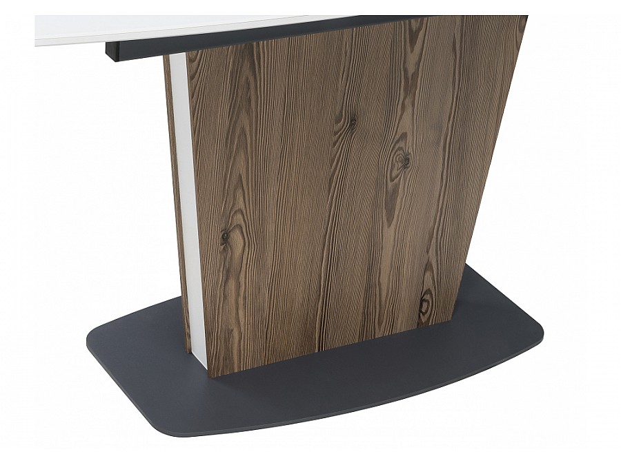 Теон 120 белый / лиственница / пластина серая