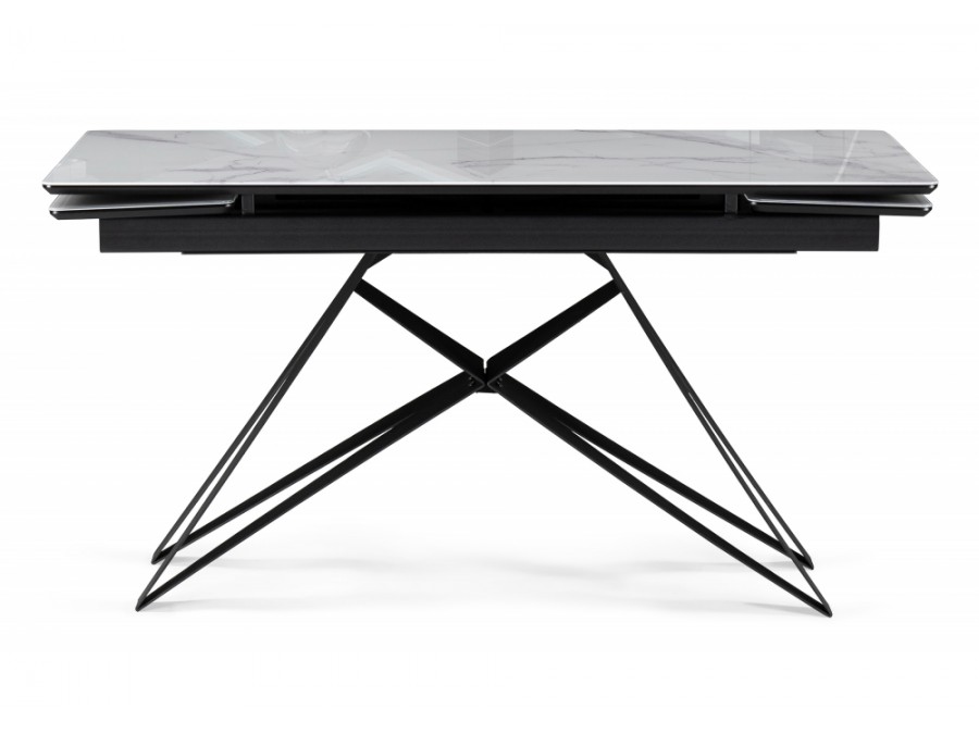 Блэкберн 140(200)х80 кристл белый мрамор / черный