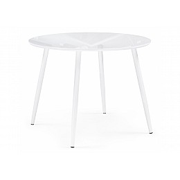 Стол стеклянный Анселм белый