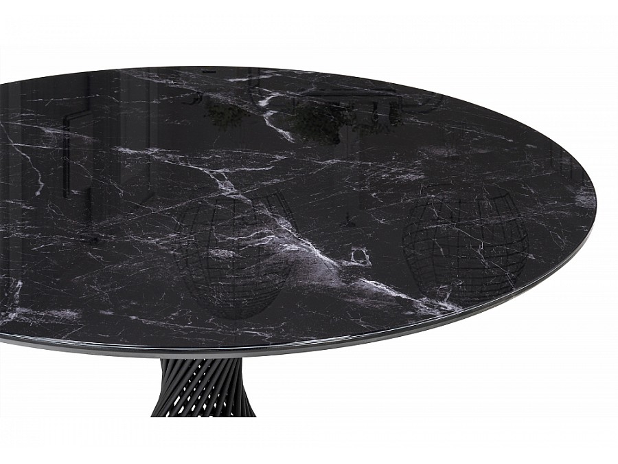 Вивиен 110 черный мрамор / черный