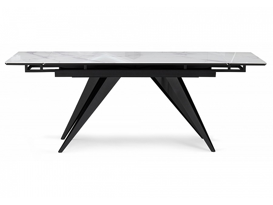 Дарвин 140(200)х80 белый мрамор / черный