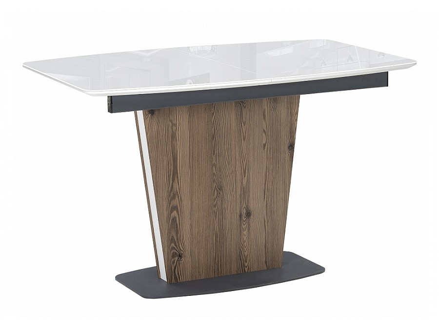 Теон 120 белый / лиственница / пластина серая