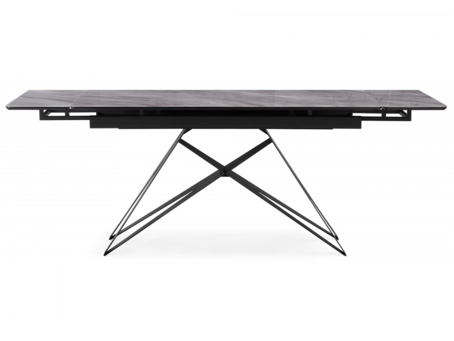 Блэкберн 140(200)х80 кристл серый мрамор / черный