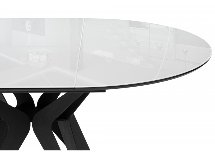 Рикла 120(160) белый / пленка черная шагрень / черный