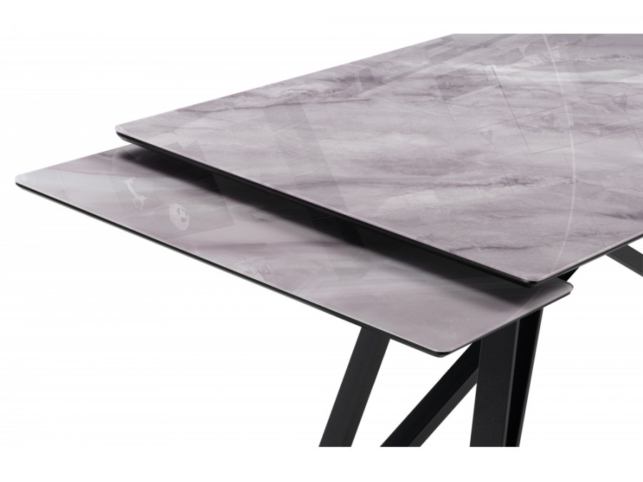 Вилсон 140(200)х80 серый мрамор / черный