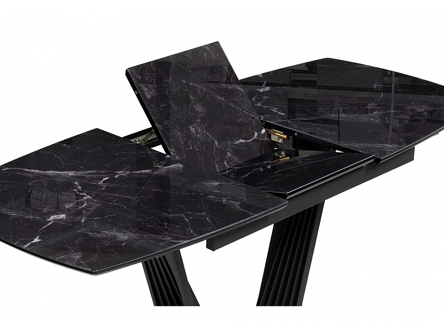 Риполь 140(180)х80 черный мрамор / черный