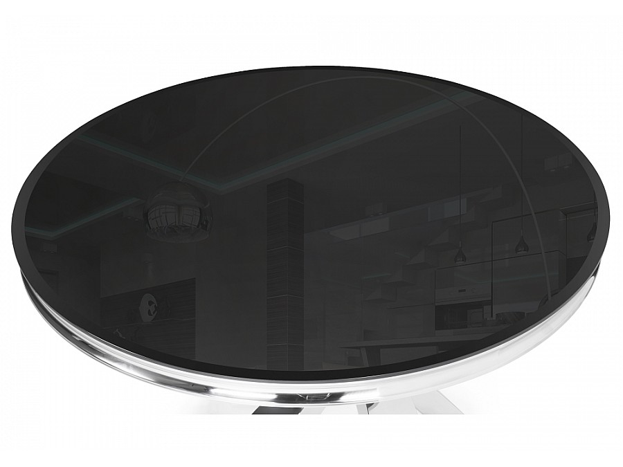 Стол стеклянный Komin 1 130х76 черный