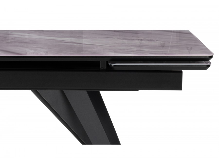 Дарвин 140(200)х80 серый мрамор / черный