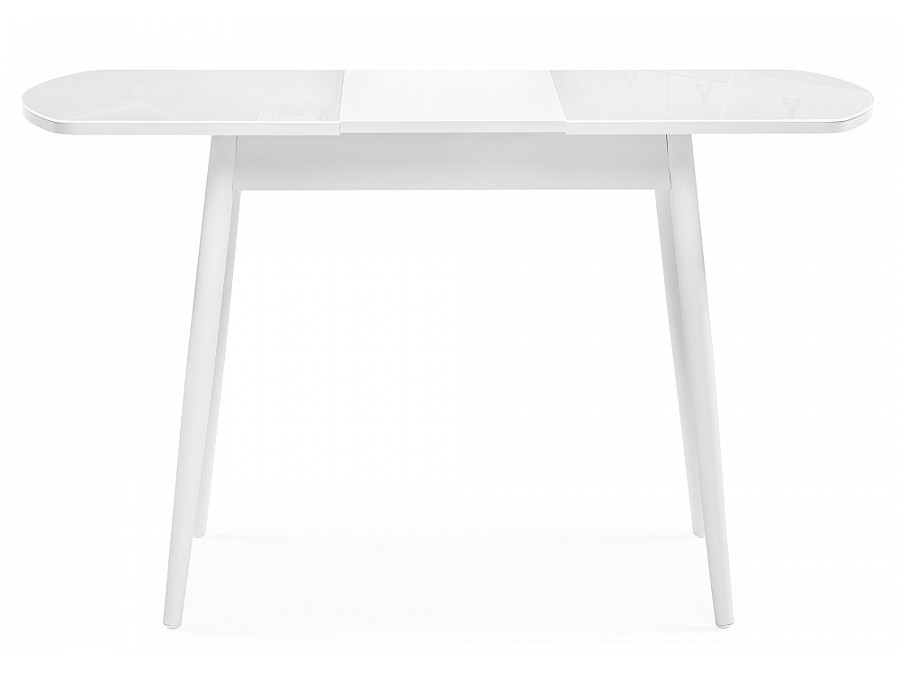 Стол стеклянный Калверт 94(126)х64х75 белый