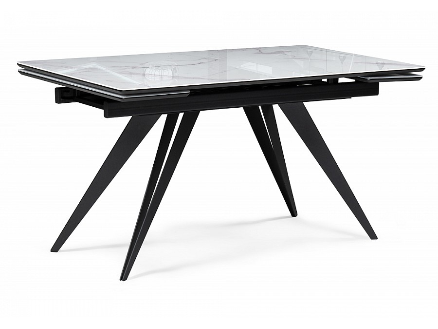 Дарвин 140(200)х80 белый мрамор / черный