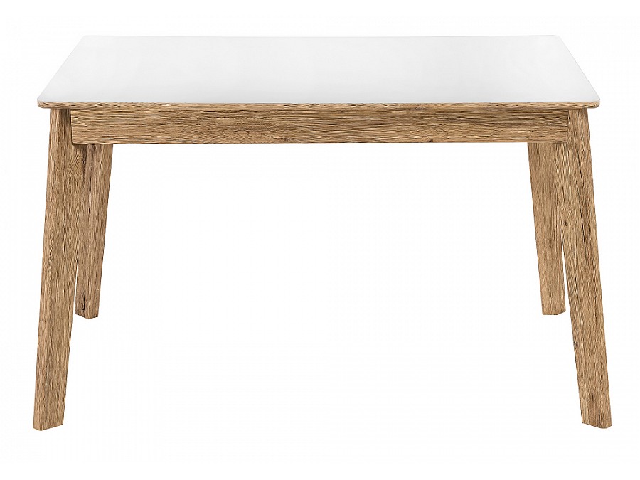 Стол стеклянный Арья 120х80х74 дуб монтана / белый