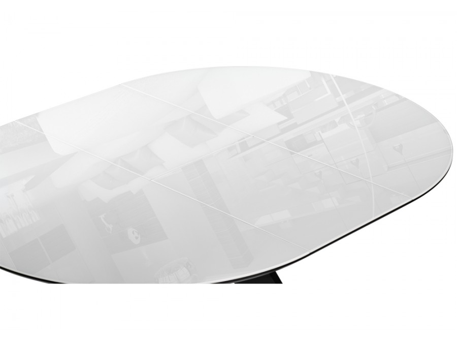 Рикла 120(160) белый / пленка черная шагрень / черный