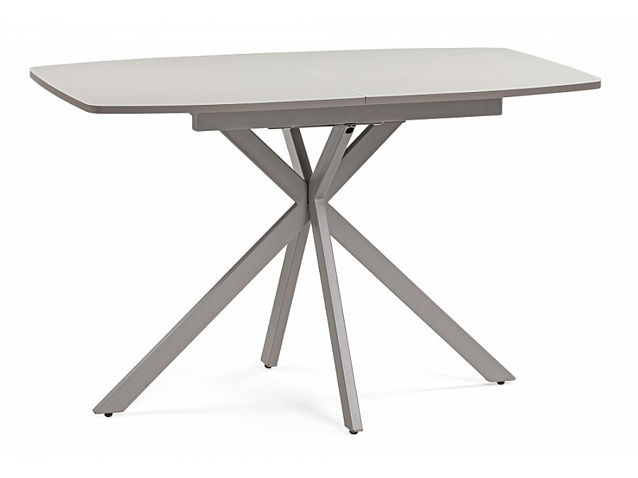 Стол стеклянный Тамаса 120(150)х70х76 матовое стекло латте / капучино