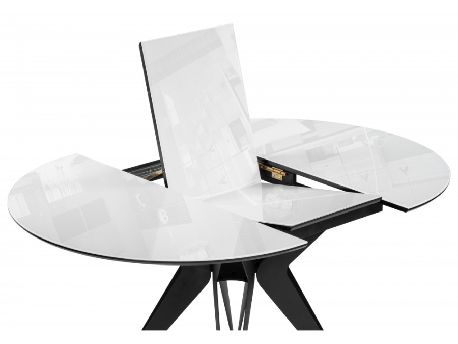 Рикла 120(160) белый / пленка черная шагрень / черный