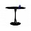 Стол стеклянный Tulip 90x74 black glass