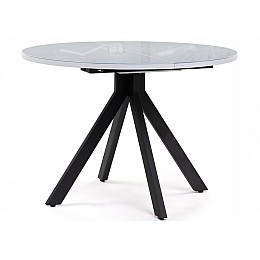 Стол стеклянный Бетина черный / белый