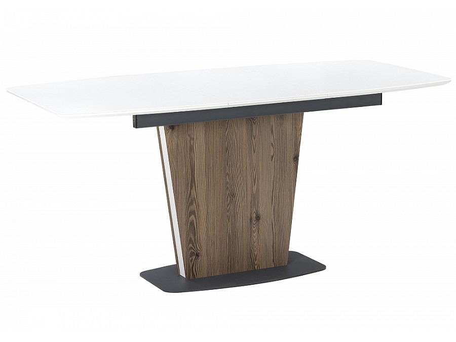 Теон 120 белый / лиственница / пластина серая