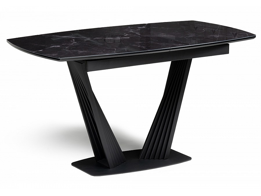 Риполь 140(180)х80 черный мрамор / черный