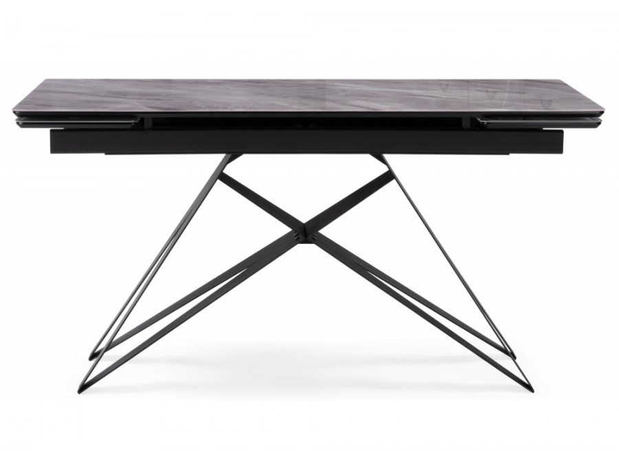 Блэкберн 140(200)х80 кристл серый мрамор / черный